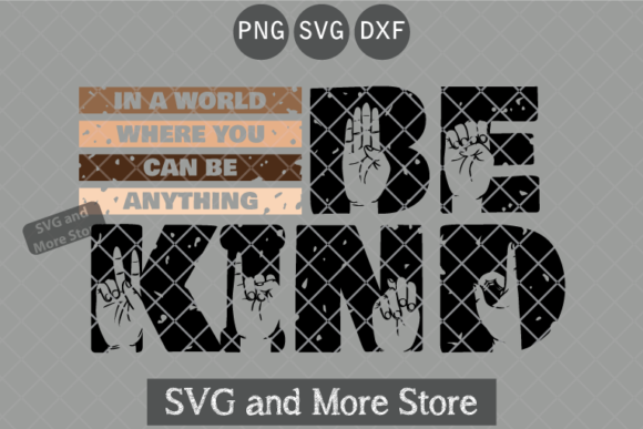 Be Kind Sign Language, Language Teacher Graphics and Illustrations Review