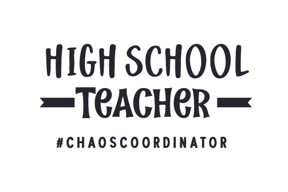 High School Teacher chaoscoordinator Embroidery Design Review