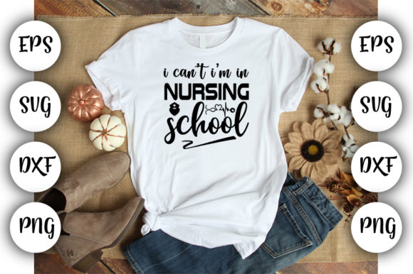 I Can't, I'm in Nursing School Embroidery Design Review