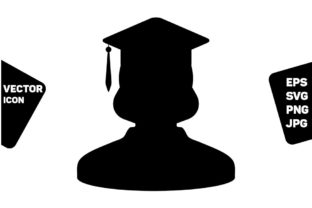 Learning Icon Vector Female Student: A Versatile Graphic Design Asset for Modern Branding