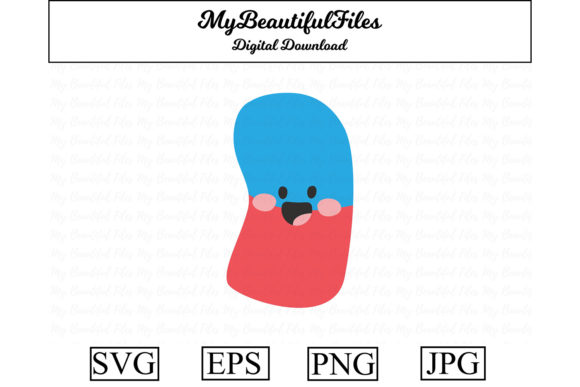 School Eraser Kawaii Clipart for Modern Graphics and Illustrations