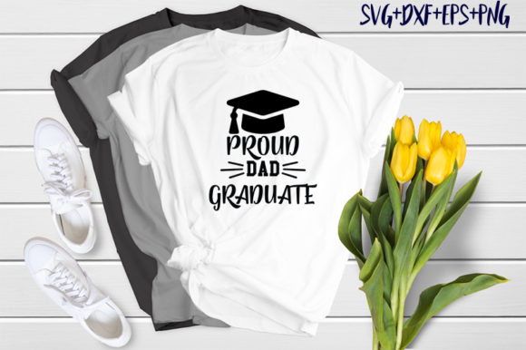 School Proud Dad Graduate – A Versatile Graphic Design Asset for T-Shirt Designs