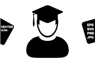Student Icon Vector for Modern Graphic Design Projects