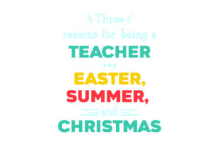 Three Reasons for Being a Teacher Embroidery Design Review