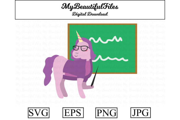 Unicorn Teacher Clipart Graphics and Illustrations Review