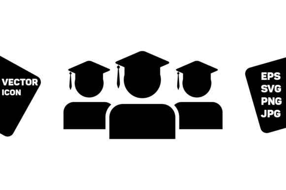 University Icon Vector Male Group: A Practical Graphic Design Asset Review