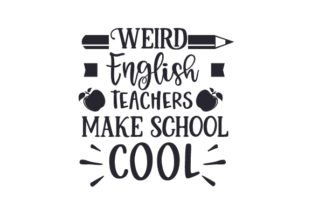 Weird English Teachers Make School Cool Crafts for Creative Sellers